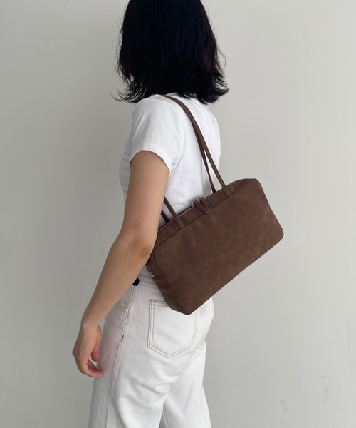 EFOLE（エフォル） ボストンバッグ 「ZOZO限定」Suede wide boston