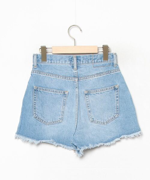 「SLY」 デニムショートパンツ 1 ブルー レディース_画像2