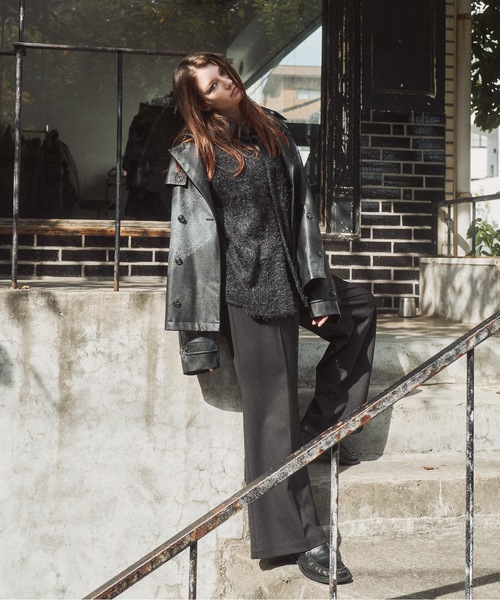【Casper John】ブークレショートモッズコート CASPER JOHN（キャスパージョン）の「Boucle short mods coat/ブークレ