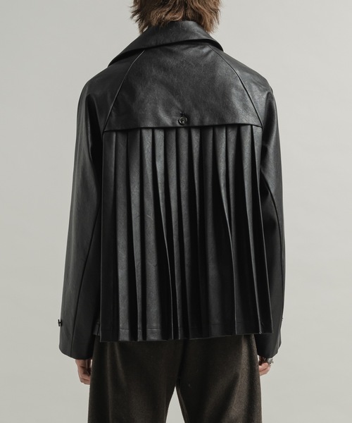 Casper John（キャスパージョン） トレンチコート コート Back pleats