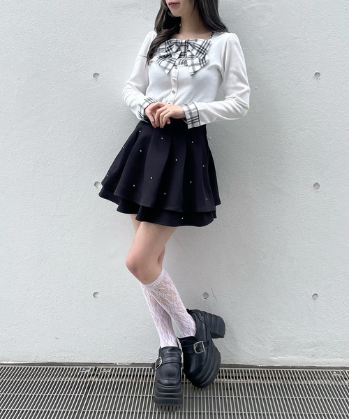 abc une face（アーベーセーアンフェイス） スカート ダブルフレア