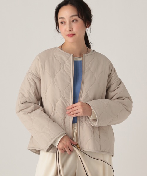 Elura（エルーラ） ジャケット ノーカラージャケット リバーシブル