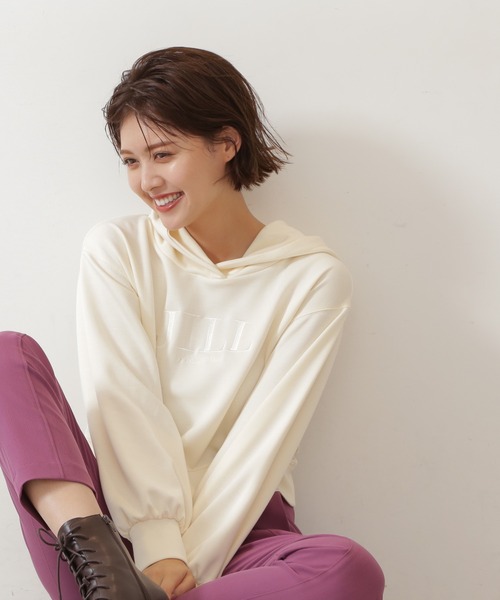 「JILL by JILL STUART」 プルオーバーパーカー FREE ピンク レディース_画像2