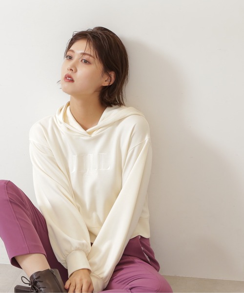 「JILL by JILL STUART」 プルオーバーパーカー FREE ピンク レディース_画像3