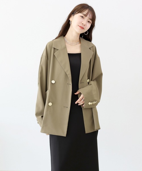 Aletta vita ジャケット テーラードジャケット エステルツイルゴールド