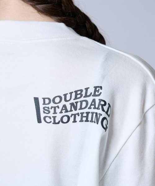 ダブスタ ベアワッペンロングTシャツ（WEB限定）　ホワイト ベアワッペンロングTシャツ（WEB限定）（Tシャツ/カットソー）｜DOUBLE