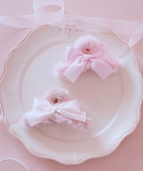 Maison de FLEUR（メゾンドフルール） ヘアクリップ ピンクマニア