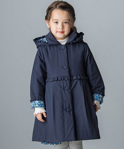 Tartine et Chocolat コート アウター 「お揃い」裏リバティ(Leila