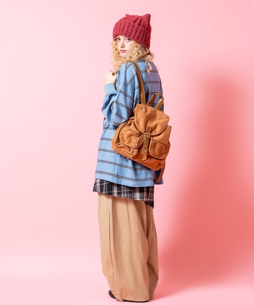 デイバック リュック an meets zakka レトロフラップスウェード