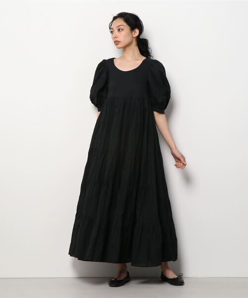 MARIHA（マリハ） 半袖ワンピース 36 ブラック レディース : ZOZOTOWN