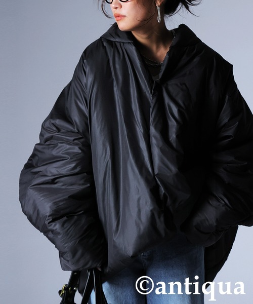antiqua（アンティカ） コート アウター ドルマン中綿ジャケット