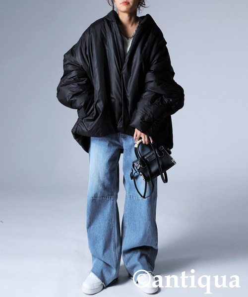 antiqua（アンティカ） コート アウター ドルマン中綿ジャケット