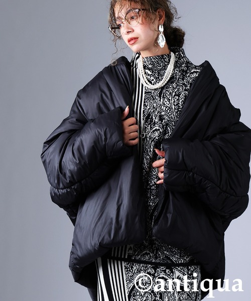 antiqua（アンティカ） コート アウター ドルマン中綿ジャケット