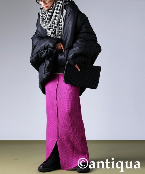 antiqua（アンティカ） コート アウター ドルマン中綿ジャケット