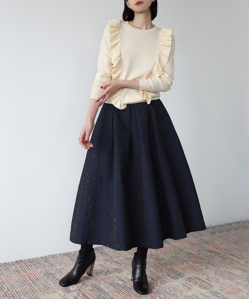 「ELFRANK」 長袖ニット FREE ブラック レディース_画像6