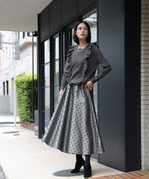 「ELFRANK」 長袖ニット FREE ブラック レディース_画像7