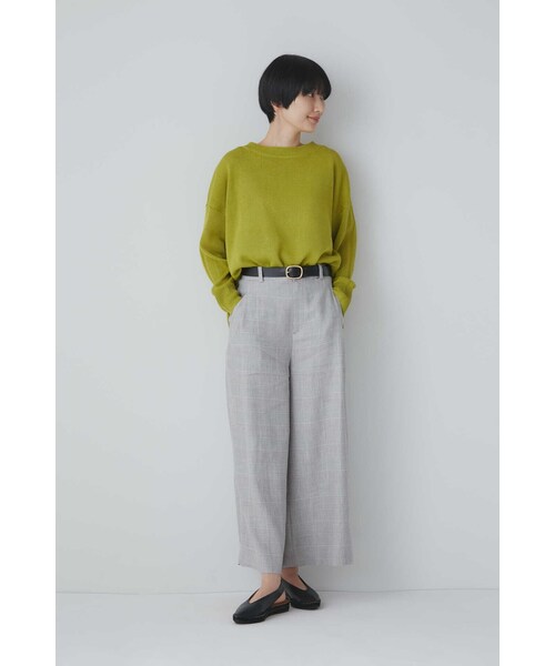 「human woman」 パンツ MEDIUM チャコールグレー レディース_画像4