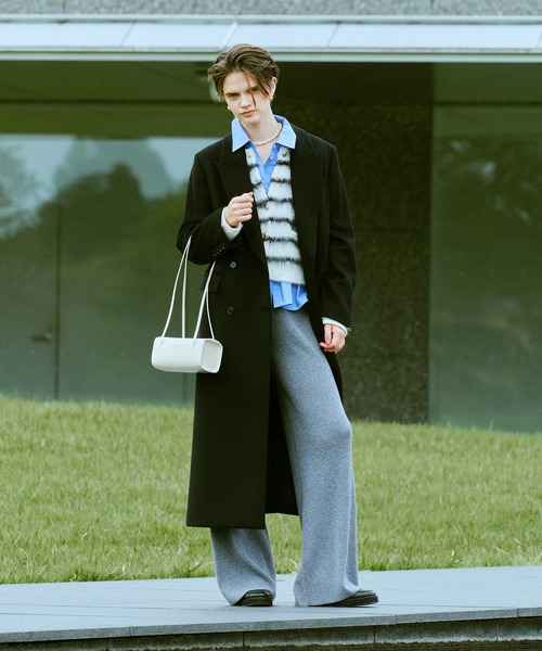 【美品】アルアバイル　チェスターコート allureville（アルアバイル） コート チェスターコート カシミヤ混