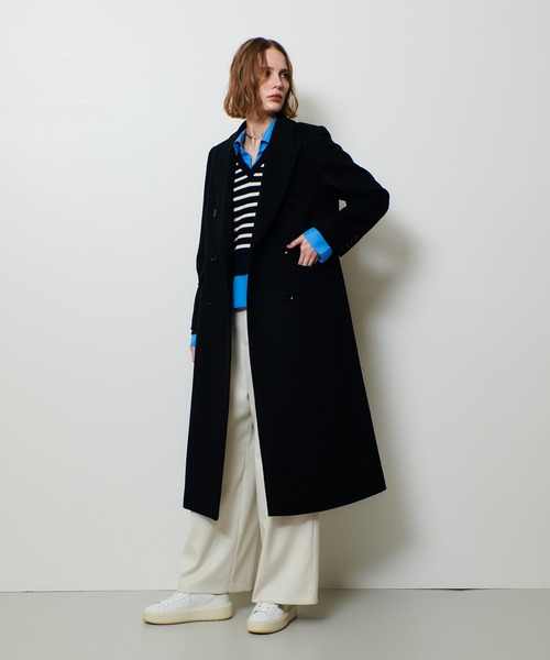 【美品】アルアバイル　チェスターコート allureville（アルアバイル） コート チェスターコート カシミヤ混