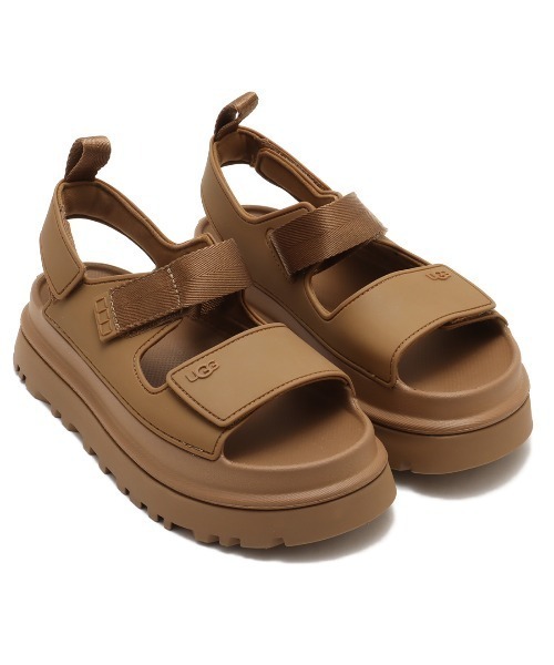 「UGG」 フラットサンダル 24.0cm アイボリー レディース_画像2
