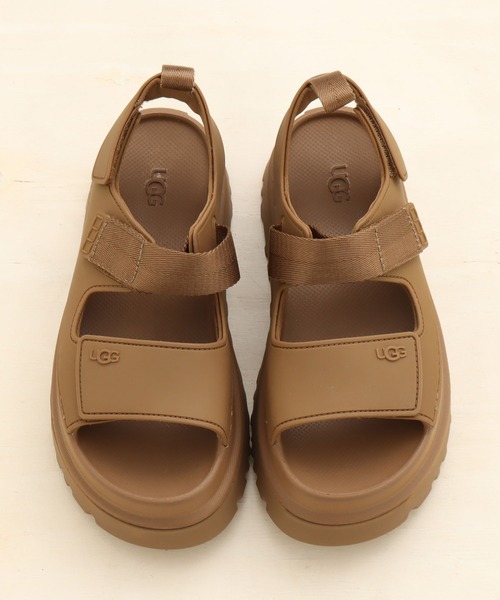 「UGG」 フラットサンダル 24.0cm アイボリー レディース_画像5