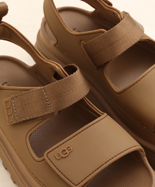 「UGG」 フラットサンダル 24.0cm アイボリー レディース_画像7