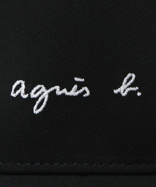agnes b.（アニエスベー） キャップ 帽子 メンズ ロゴ刺繍 コットン