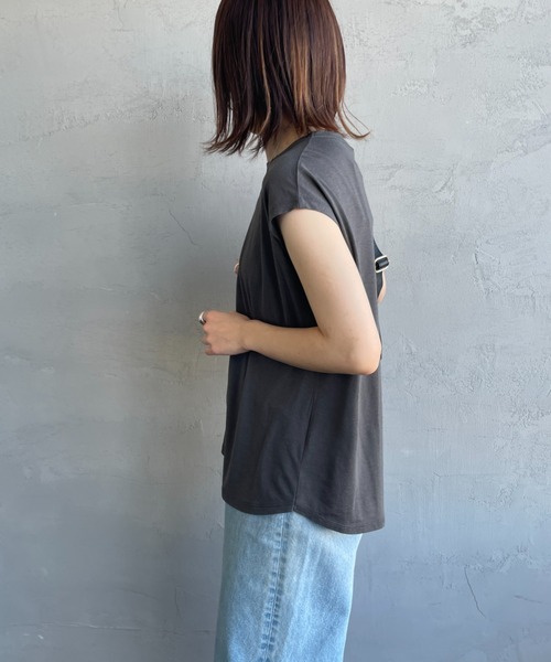 「me.」 ノースリーブトップス F ラベンダー レディース_画像9