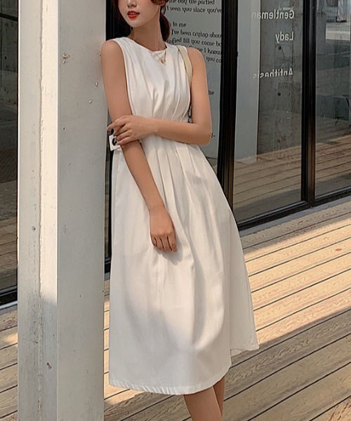 「a lot of love」 ノースリーブワンピース FREE ホワイト レディース_画像7