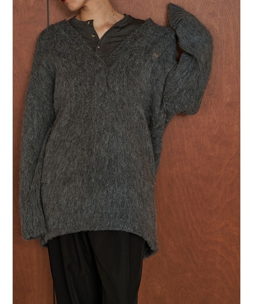 YENN ニット セーター 「 YENN / イエン 」ALPACA MIX TUNIC PULLOVER