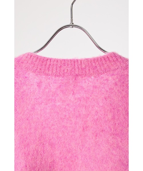 yenn 2wayアルパカミックスセーター　ニットピンク　新品 YENN（イエン）の「【前後2way】YENN アルパカミックスセーター