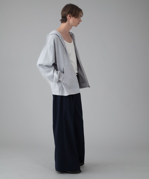 BROWNY パーカー BROWNY/「25年秋冬新作」フェイクスウェードZIP