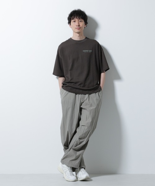 NANO universe（ナノ・ユニバース） イージーパンツ S ブラック メンズ