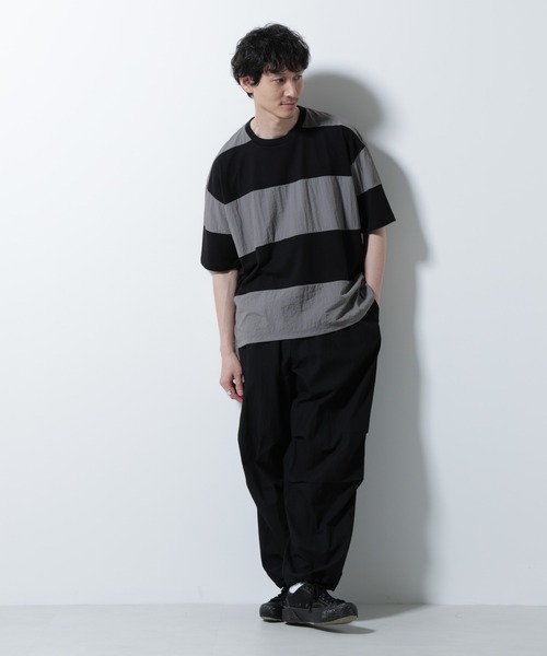 NANO universe（ナノ・ユニバース） イージーパンツ S ブラック メンズ