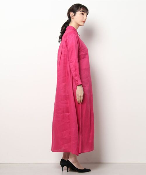 「STYLE DELI」 シャツワンピース FREE ブラウン レディース_画像5