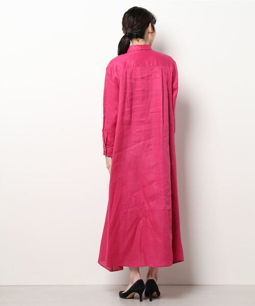 「STYLE DELI」 シャツワンピース FREE ブラウン レディース_画像6