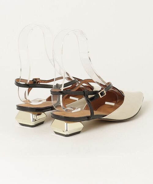 「Daniella&GEMMA」 パンプス 39 ホワイト レディース_画像2