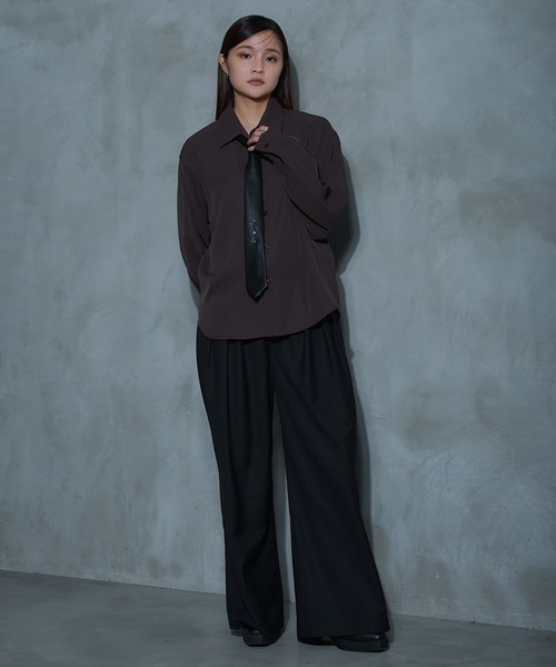 Ellno Loset（エルノロゼット） スラックス 3タックアソートワイド