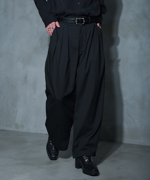 Ellno Loset（エルノロゼット） スラックス 3タックアソートワイド