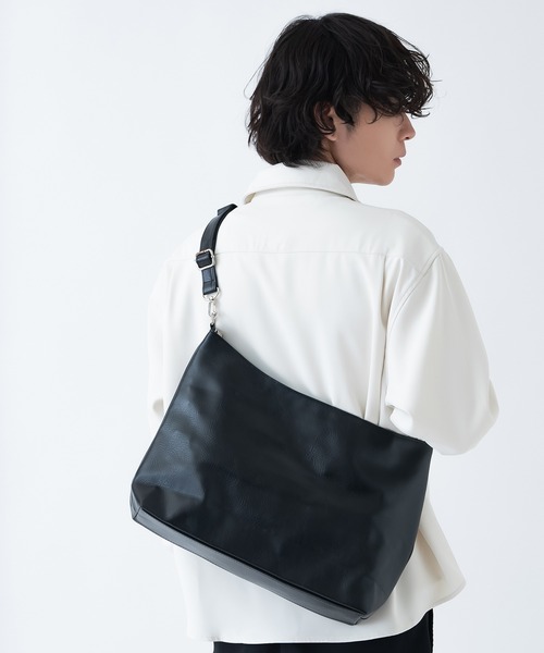 バッグ null NULL ショルダーバッグ 「nl」PU ショルダーバッグ メンズ レディース