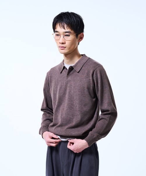 THE BOLDMAN シャツ Daily Knit Polo Shirt / デイリーニット