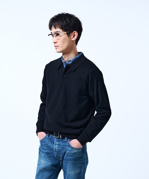 THE BOLDMAN シャツ Daily Knit Polo Shirt / デイリーニット