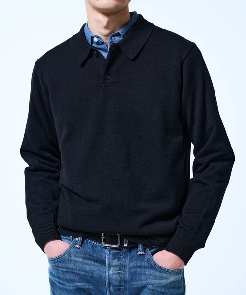 THE BOLDMAN シャツ Daily Knit Polo Shirt / デイリーニット