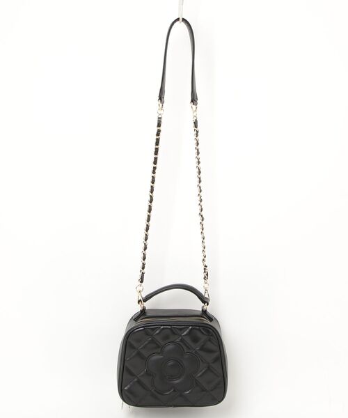 MARY QUANT（マリークヮント） キルティング2WAYバッグ - ブラック