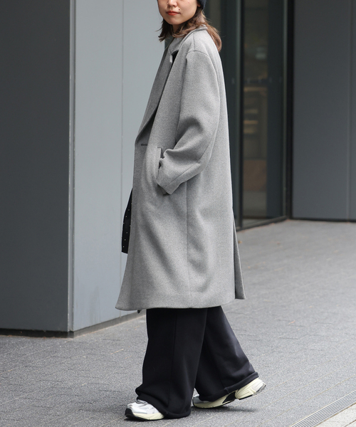 JOURNAL STANDARD relume」 チェスターコート 38 グレー レディース 