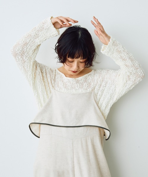 「Crisp」 長袖カットソー FREE ブラック レディース_画像9