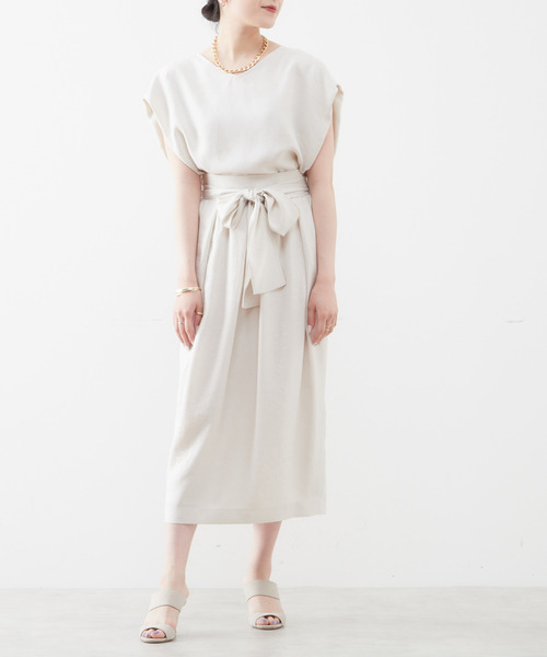 「Liesse」 スカート M アイボリー レディース_画像2