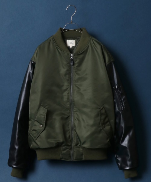 「ANPAS」 ブルゾン M グリーン系その他2 メンズ_画像4
