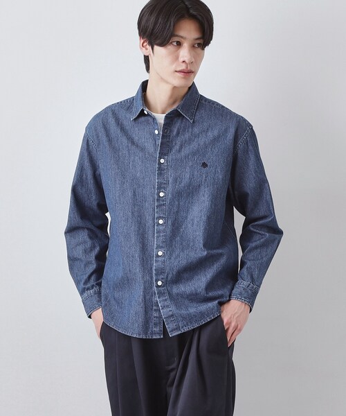 THE SHOP TK シャツ 「POLO BCS 別注」 アソート長袖シャツ ストライプ
