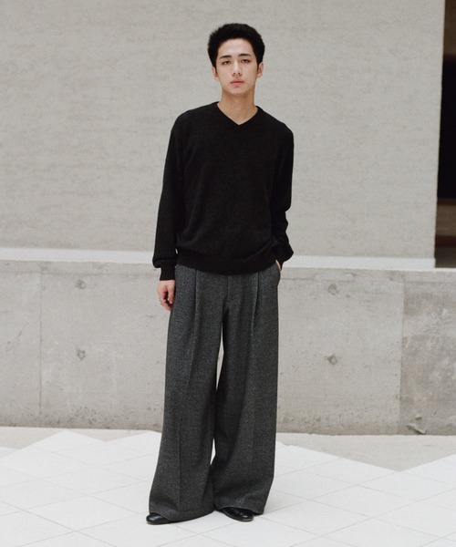 WYM LIDNM 「WYM LIDNM」 スラックス S グレー メンズ : ZOZOTOWN